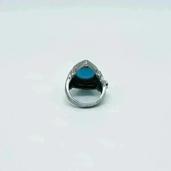 Sterling Silver Aquamarine Ring - Picture 2 of 2